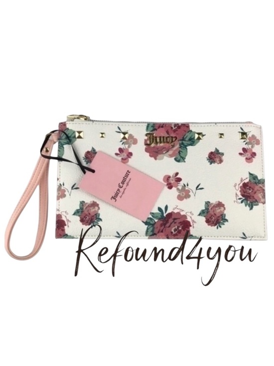 Juicy Couture Handbags - Juicy Couture - ‘Roses’ clutch. 9.5” x 5.5”. NWT. Last one!